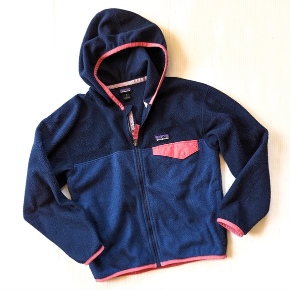 Patagonia Other - PATAGONIA kids hooded fleece jacket